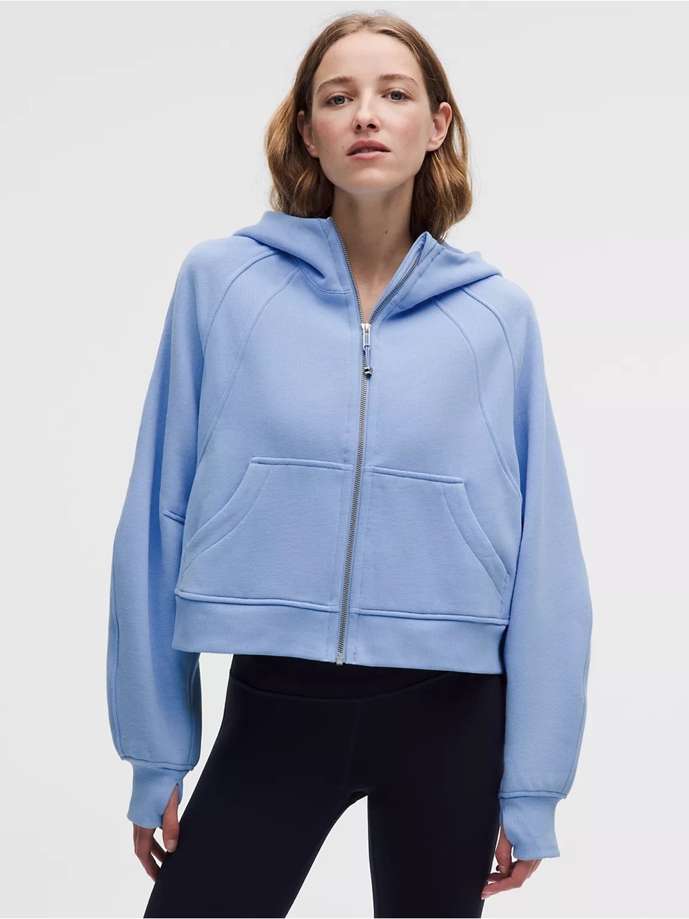 Lululemon Scuba Oversized Full-Zip Hoodie in Sinatra Blue Size M/L - Picture 4 of 16